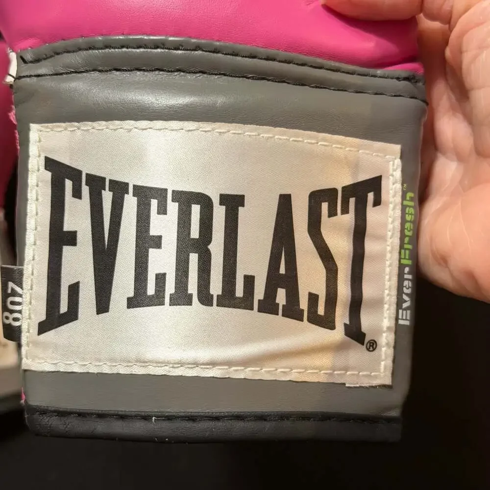 Everlast Everfresh 8oz PINK Pro Style Training Gloves